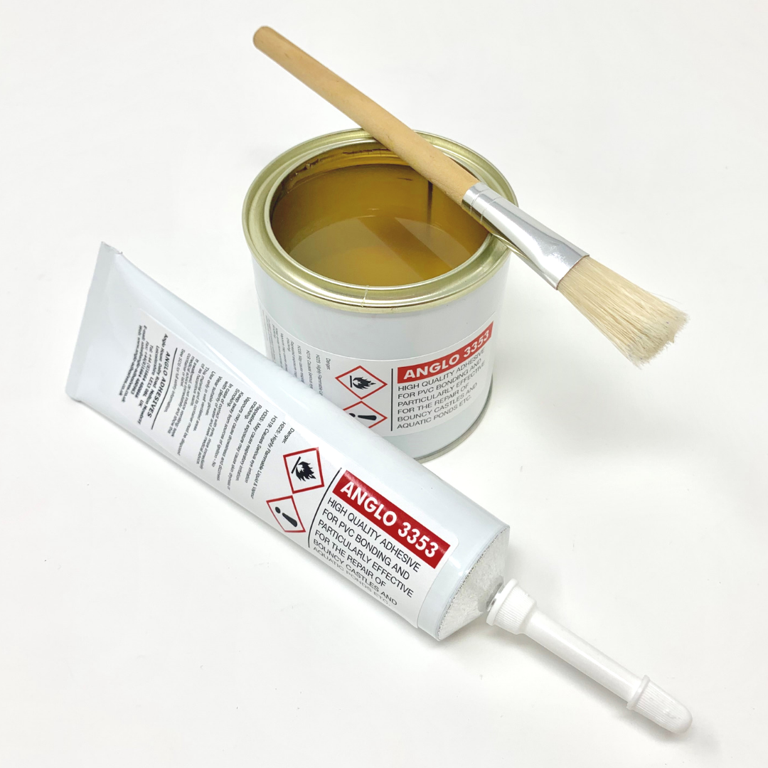 How to fix a bouncy castle bouncy casetle repair glue Anglo 3353