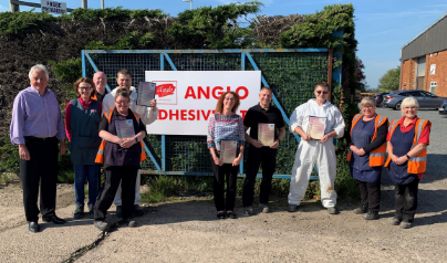 Anglo Adhesives Team ADR Training Peter Kinder Lisa McDonald Mark Wisbey Terry Lake